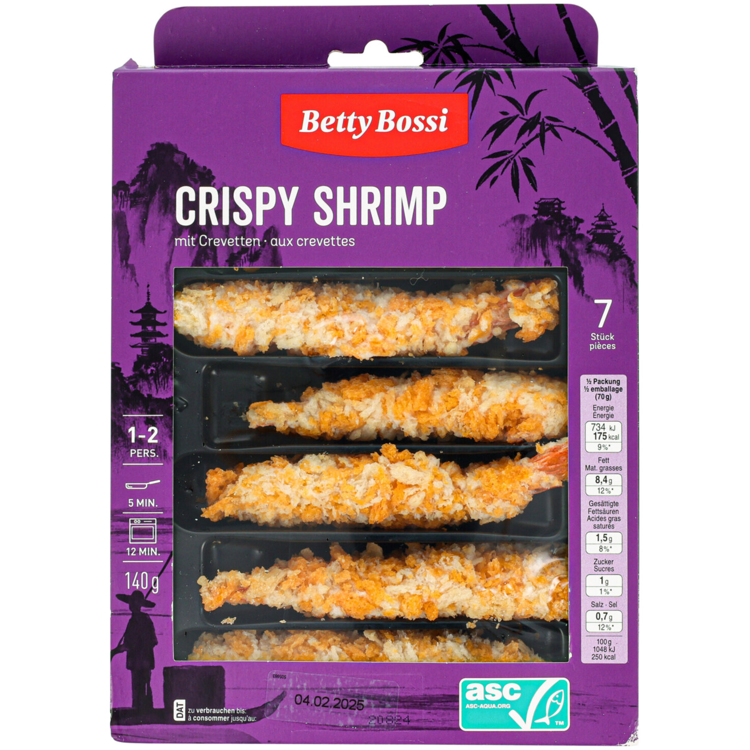 Betty Bossi Crispy Shrimps