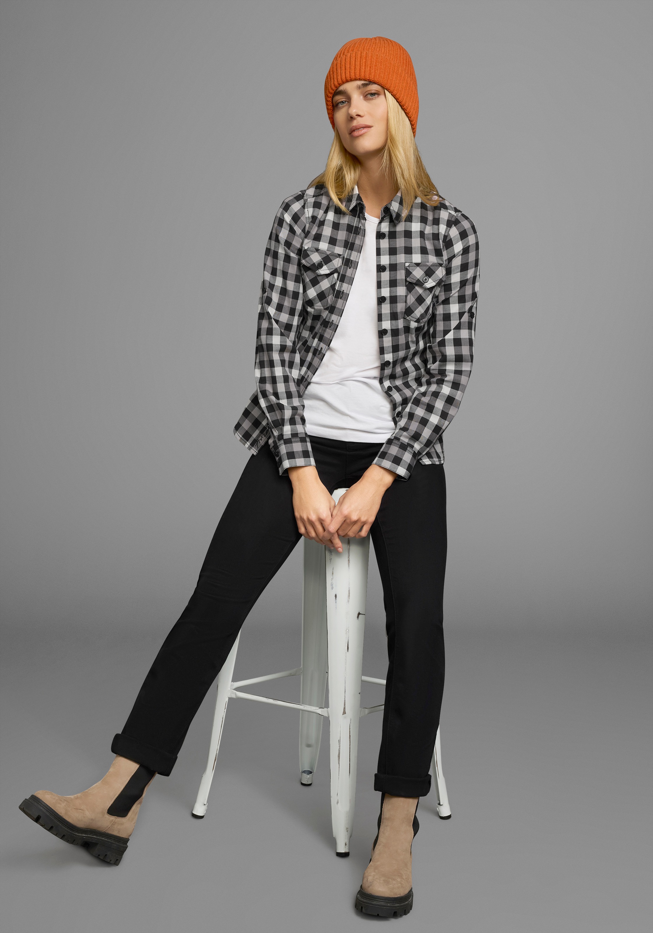 Arizona Karobluse , Lässiger-Holzfäller-Look
