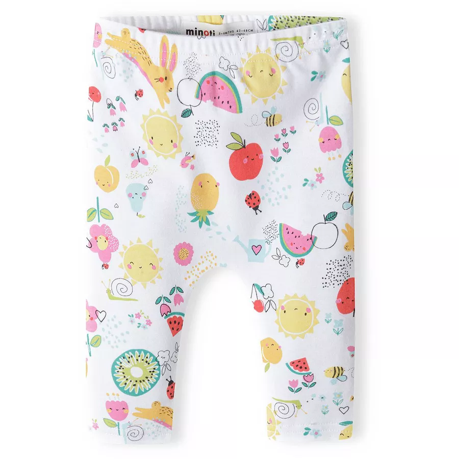 MINOTI 2er-Pack Leggings RosaWeiß