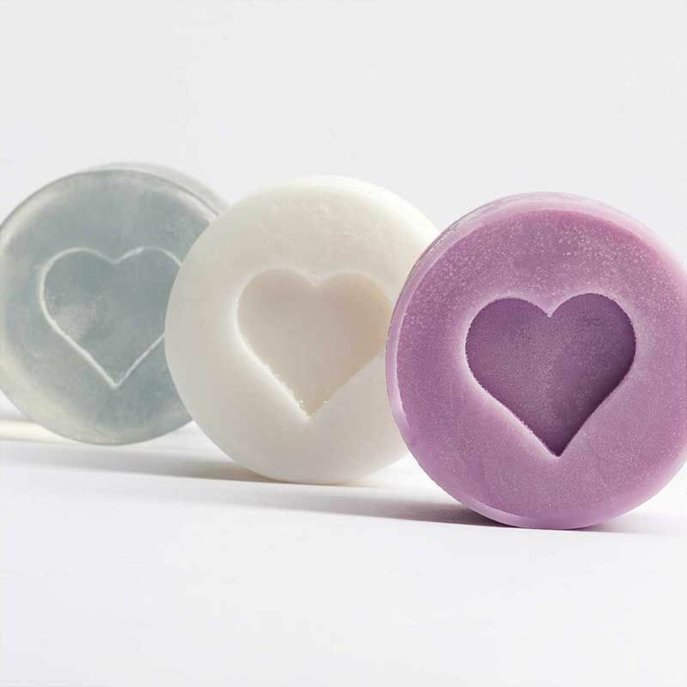 Moule à savon coeur thermoformé