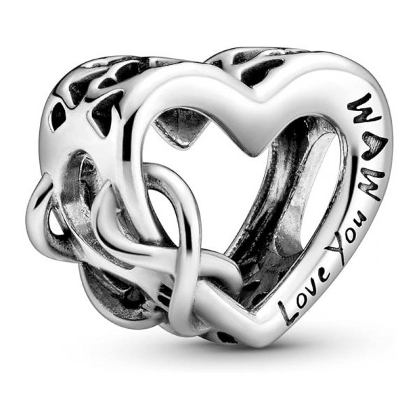 Pandora Joalheria Amuleto de Coração Infinito Eu Te Amo Mãe 798825c00
