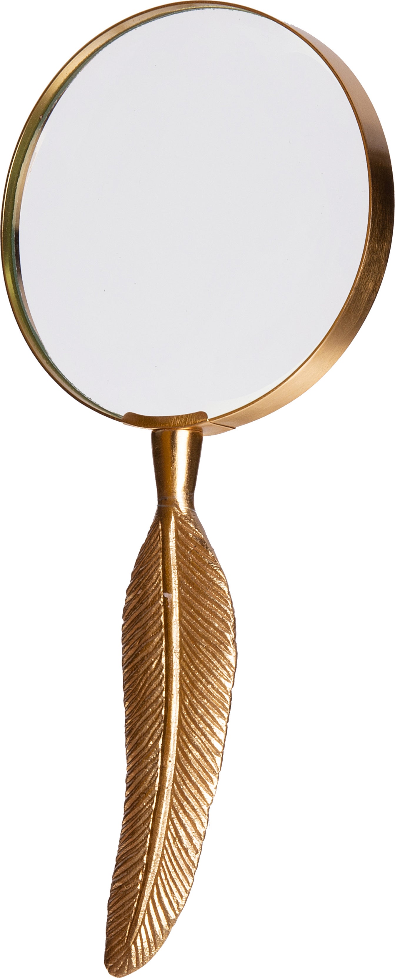 Intratuin vergrootglas goud D 10 H 22 cm