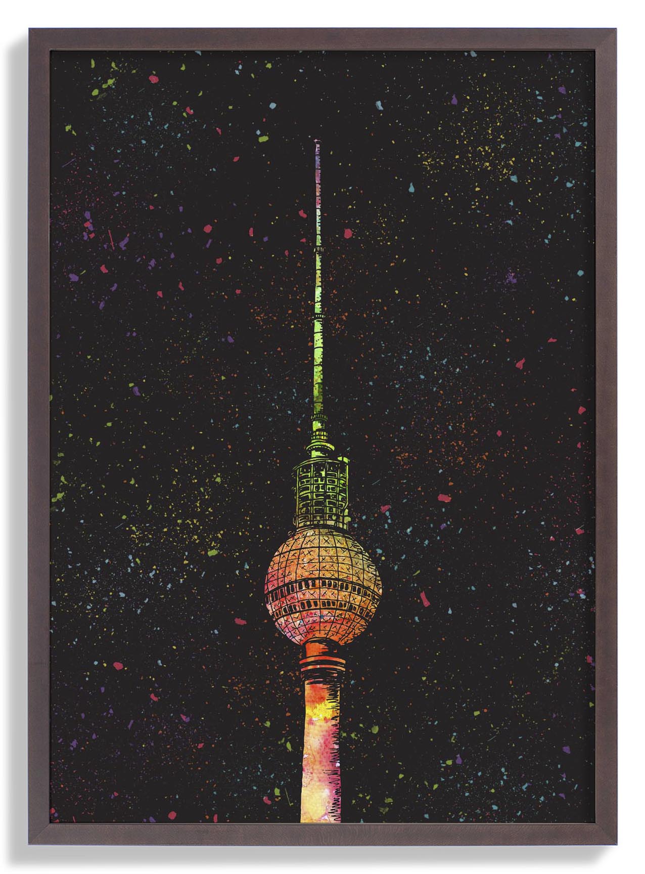 Berlin Splat Fernsehturm von Kaitlyn Parker