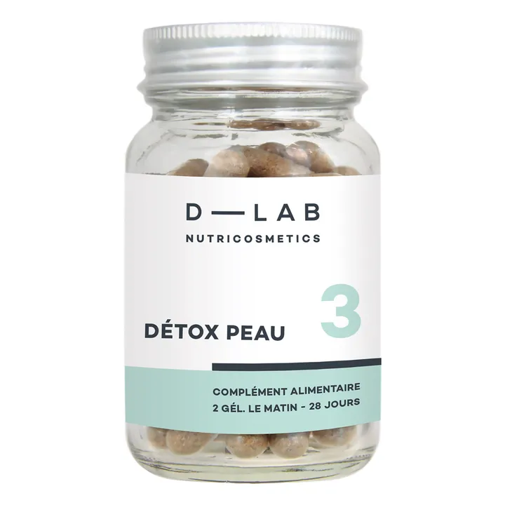 D-LAB NUTRICOSMETICS Détox Peau Complément alimentaire - 1 mois