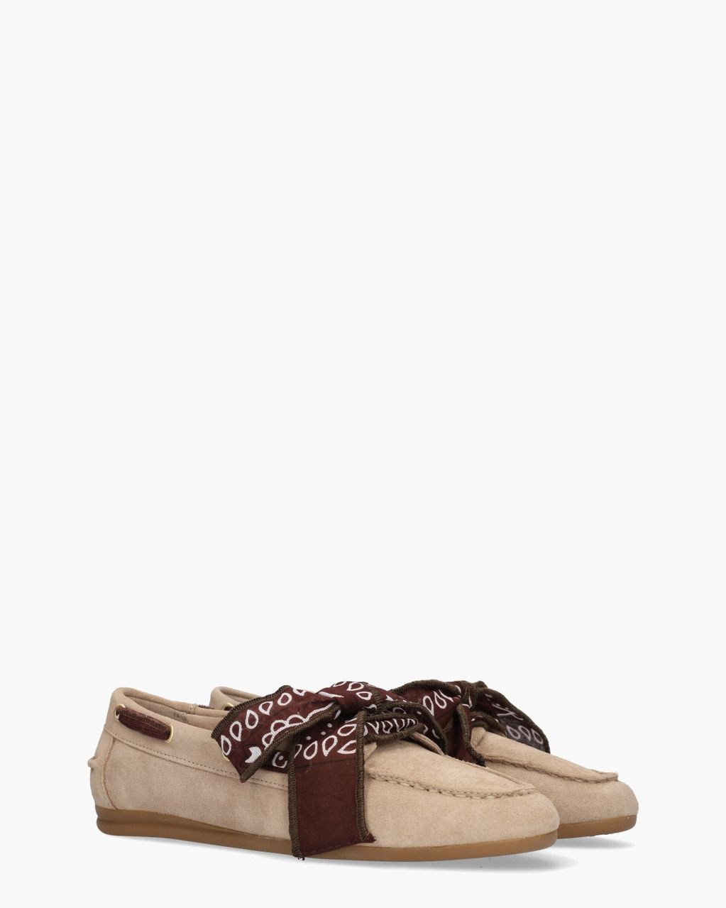 Toral Nahua Bandana Beige Damesloafers