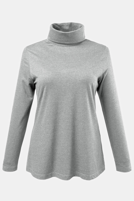 Shirt, Rollkragen, Slim, Langarm