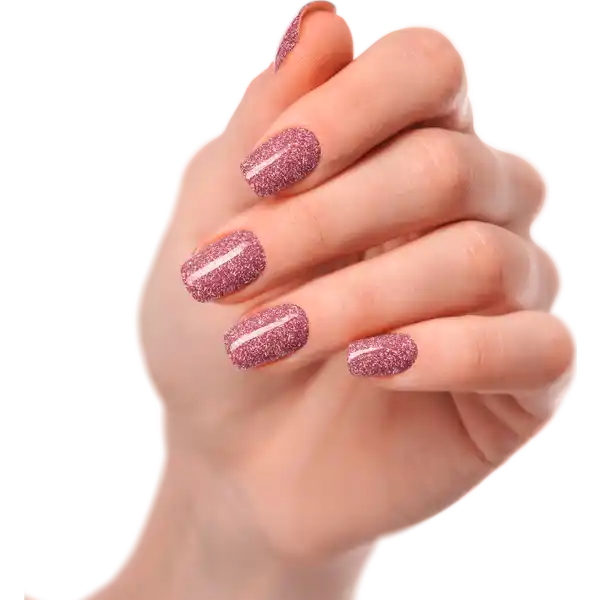 UV Gel Strip Glittery Rose