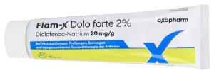 FLAM-X Dolo forte Gel 2%, 100 g
