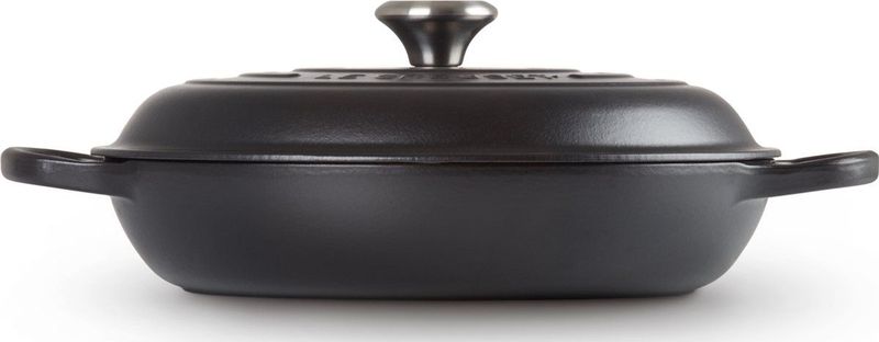Le Creuset - Braadpan Signature - Campagnard - Mat Zwart - Gietijzer