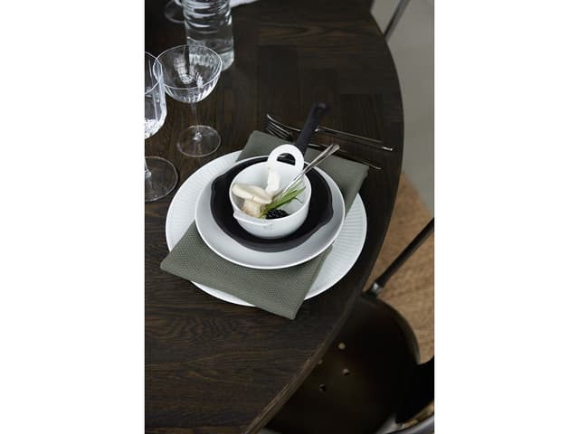 Pillivuyt Eventail Tallerken flad Dia 21 cm Hvid
