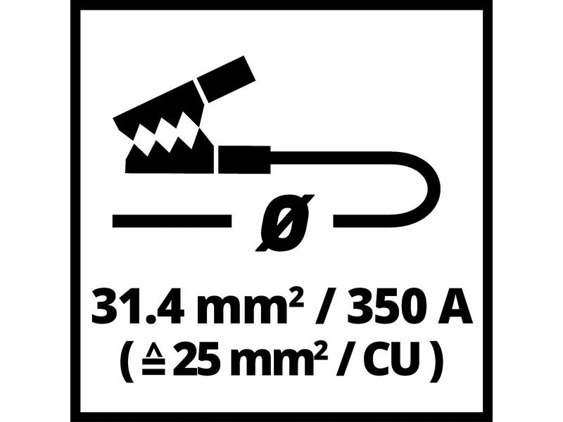Einhell Automotive Starthilfekabel BT-BO 25/1 A LED SP, 31. Starthilfe für Benzin- und Dieselmotore