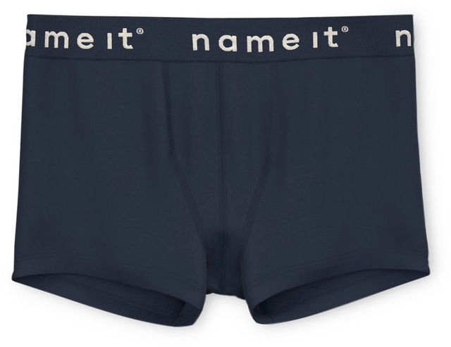 Name It Boxer »NKMBOXER für Jungen mit Stretchbund und bequemem Sitz«, 3 Stk. eng, Jersey, Logoschriftzug, angesetztes Bündchen