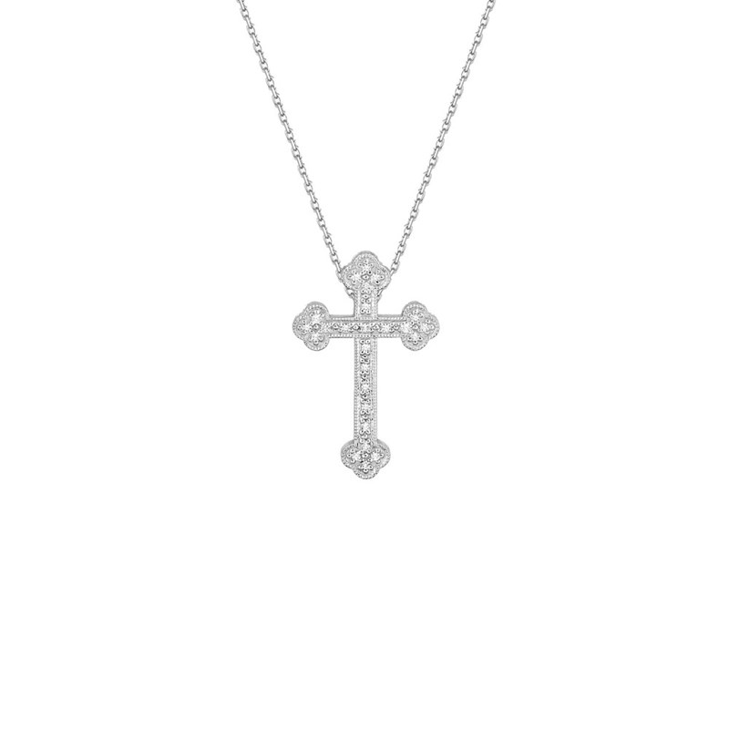 Collier Femme - Or 18 Carats - Diamant 0,1 Carats - Longueur : 42 cm