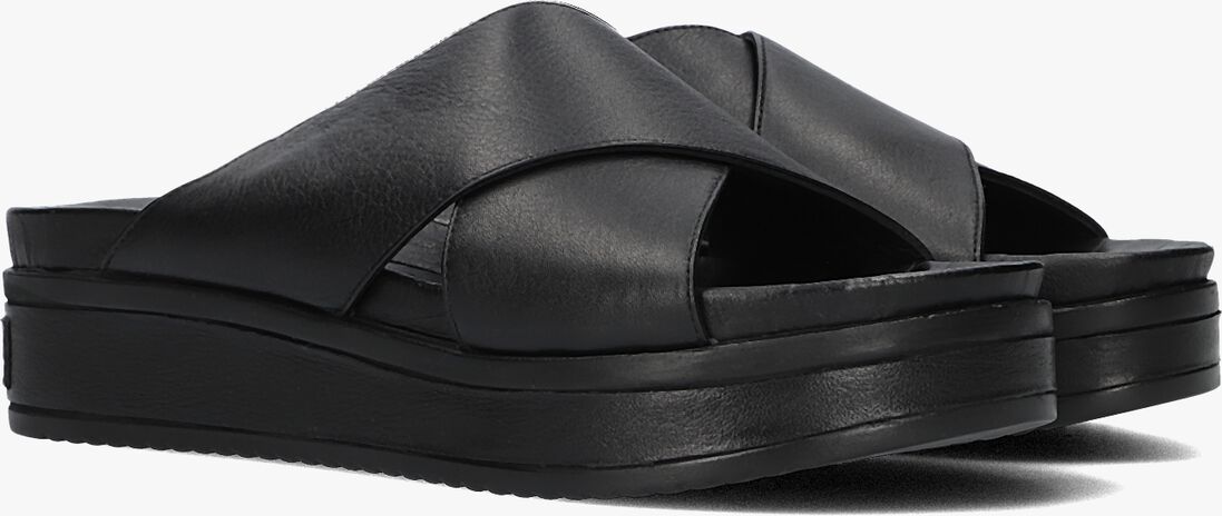 SHABBIES zwarte shabbies slippers 170020437 shs09020