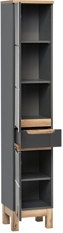 Comad - Bali Grey - Kolomkast - 187 cm - Eiken/Antraciet - FSC