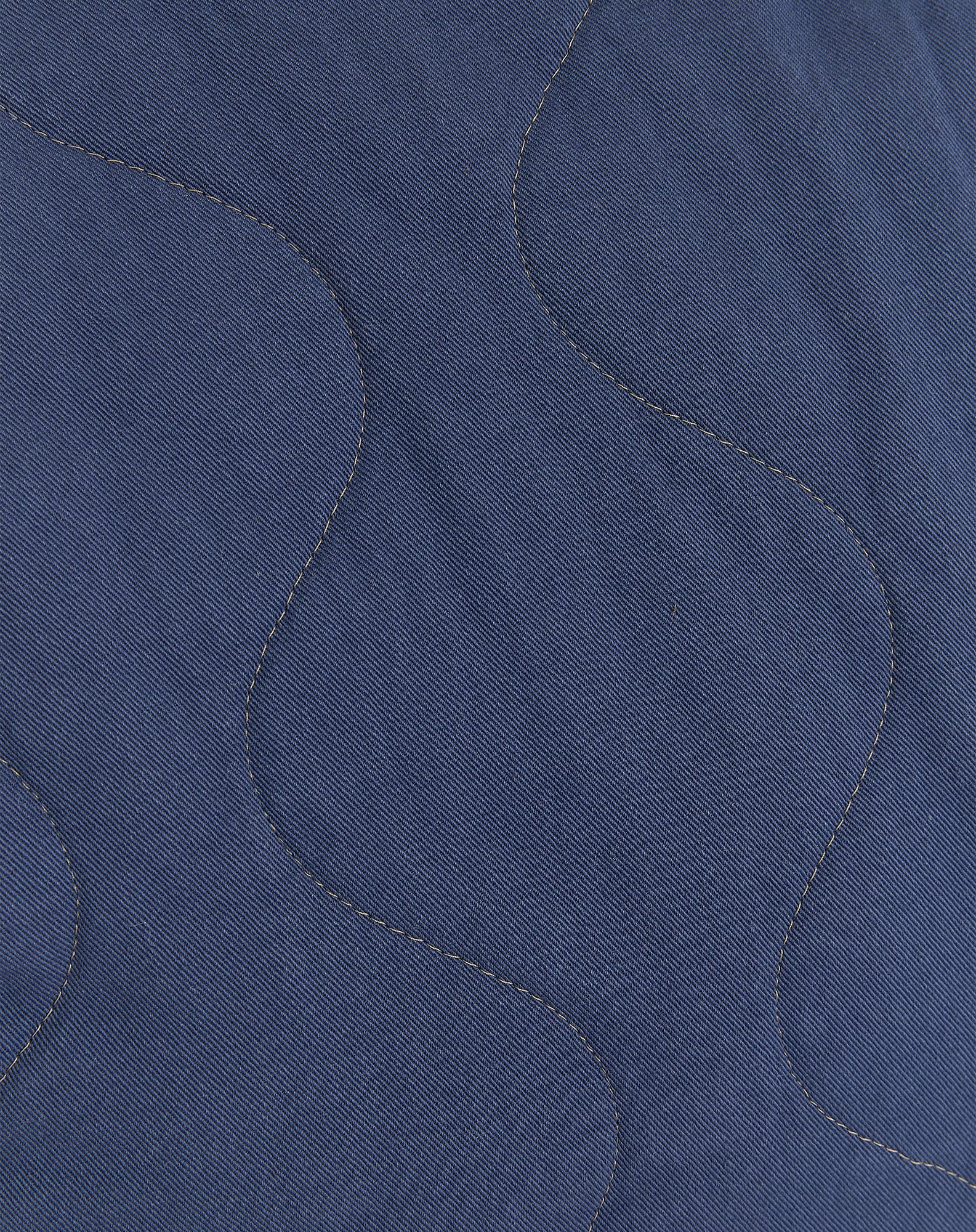 Pouf rond matelassé - taille enfant - landscape | Bleu