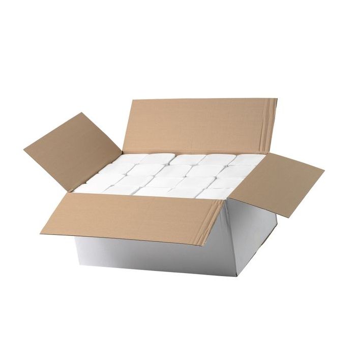 Handdoekjes ZZ vouw papier Cellulose 2-laags hoog wit 99258070 3200st 24x21cm (2135)