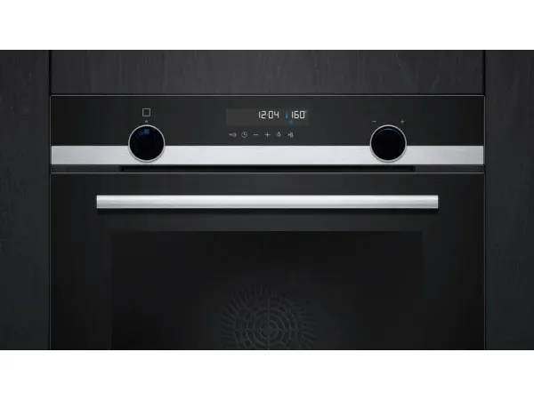 Siemens iQ500 HB578GBS3 - Ovn - til indbygning - niche - bredde: 56 cm - dybde: 55 cm - højde: 58.5 cm - med selv-rengøring - Klasse A  - rustfrit stål