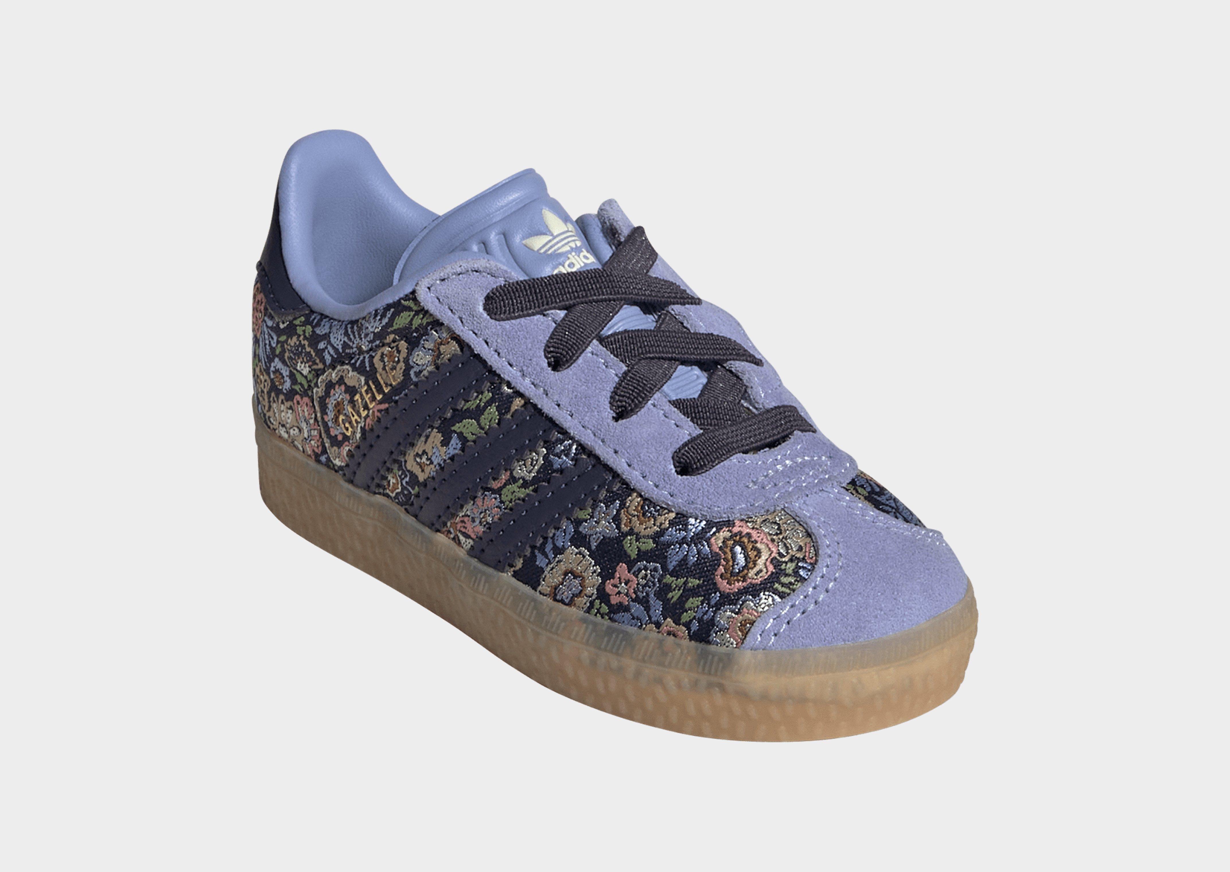 adidas Chaussure à lacets élastiques Gazelle x Liberty London Comfort Closure Enfants