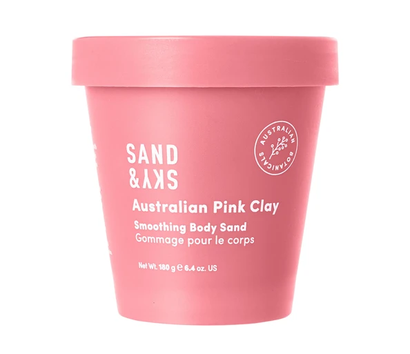 SAND & SKY Australian Pink Clay Smoothing Body Sand
