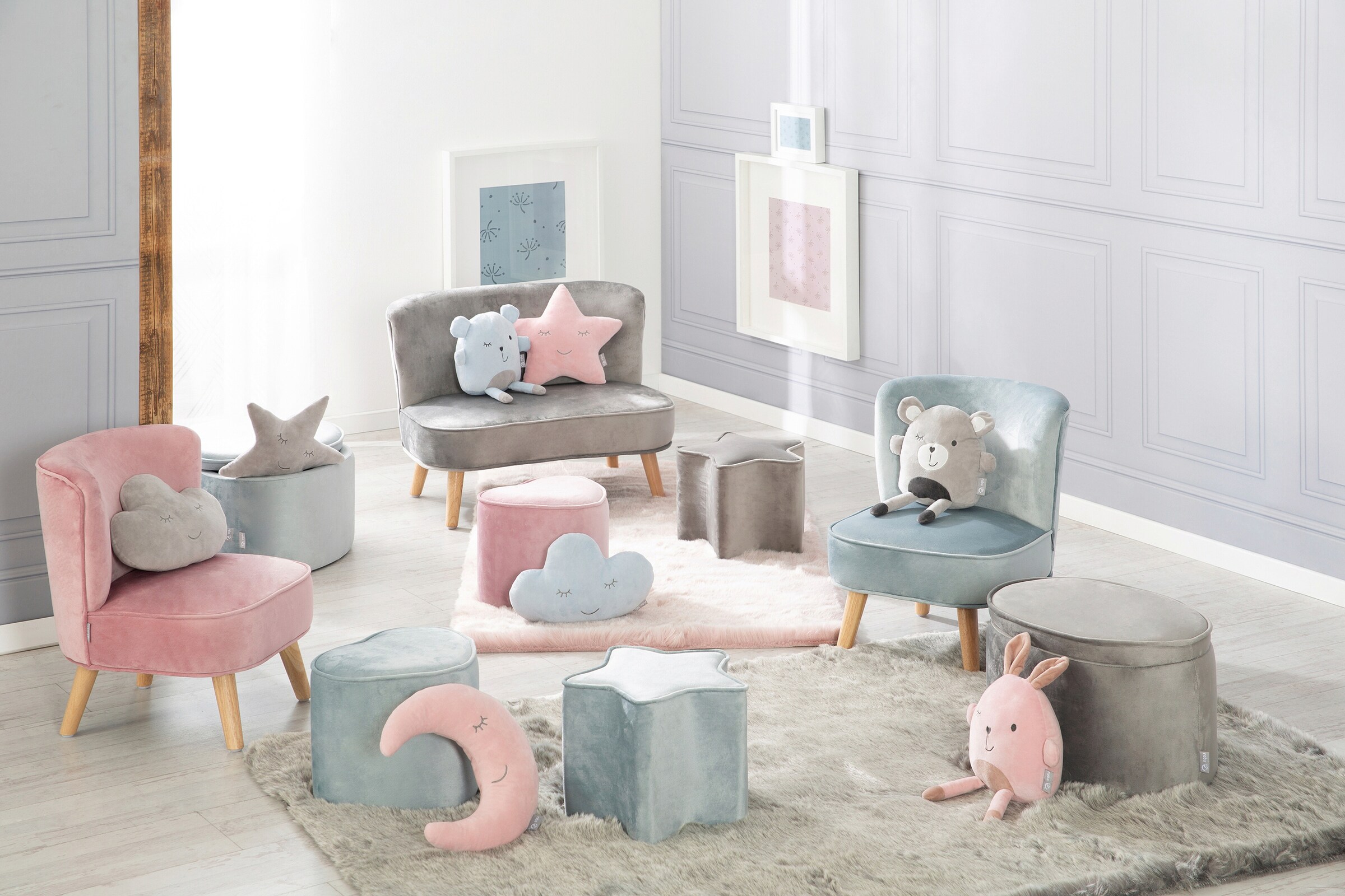 roba Kinderhocker in Sternform