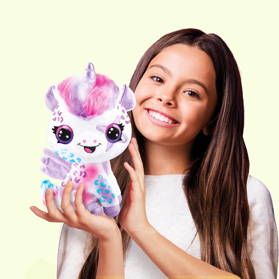 Airbrush Plush - Enhjørning Lyser i Mørke