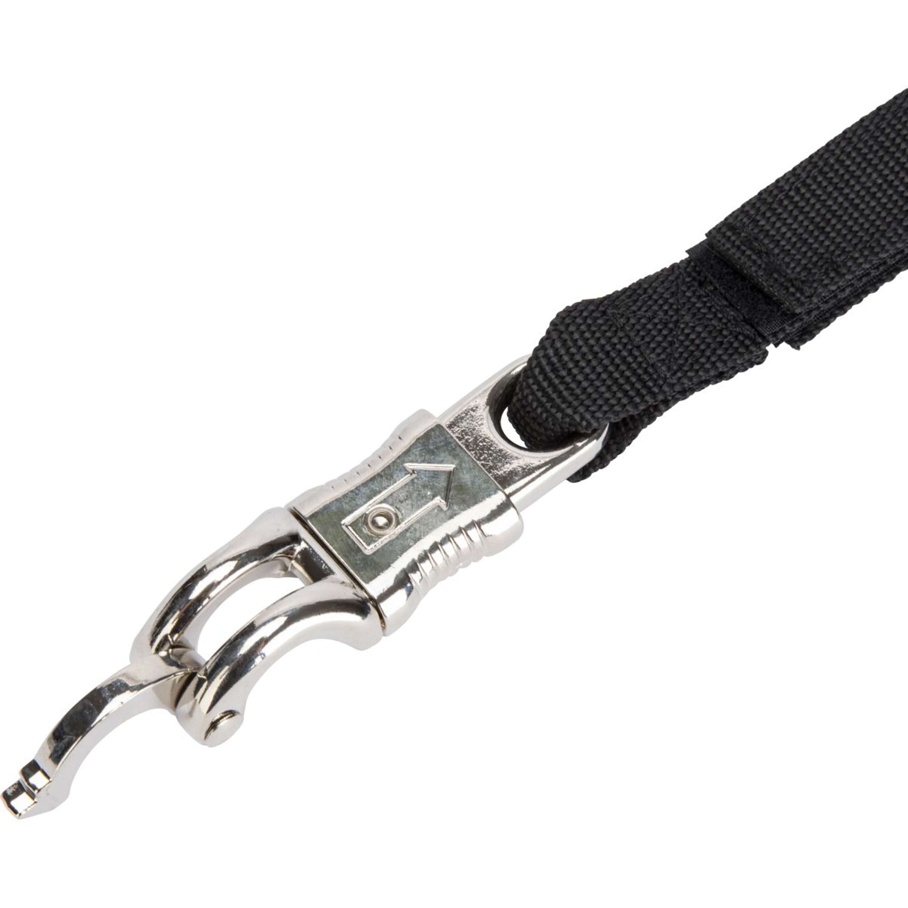 Shires Vastzetlijn Bungee Beakaway Zwart