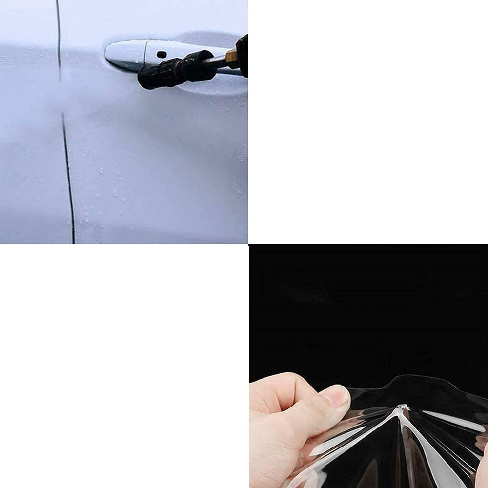 (5mx5cm) Auto Einstiegsleisten Schutz Selbstklebende Lack Schutzfolie - Transparent