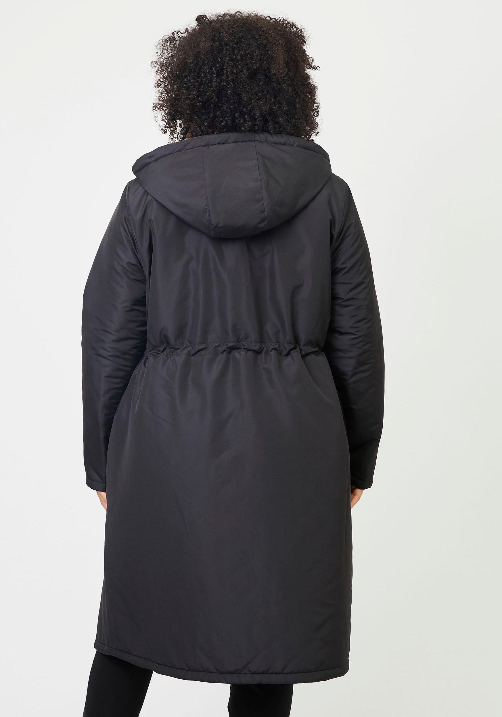 ADIA Parka mit Kapuze mit Multicolor Innen-Design