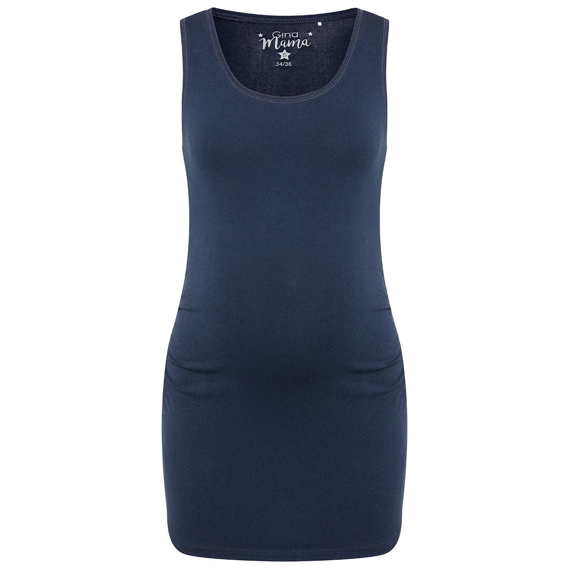 Gina Mama 2 Damen Umstands-Tops im Set dunkelblau / weiss