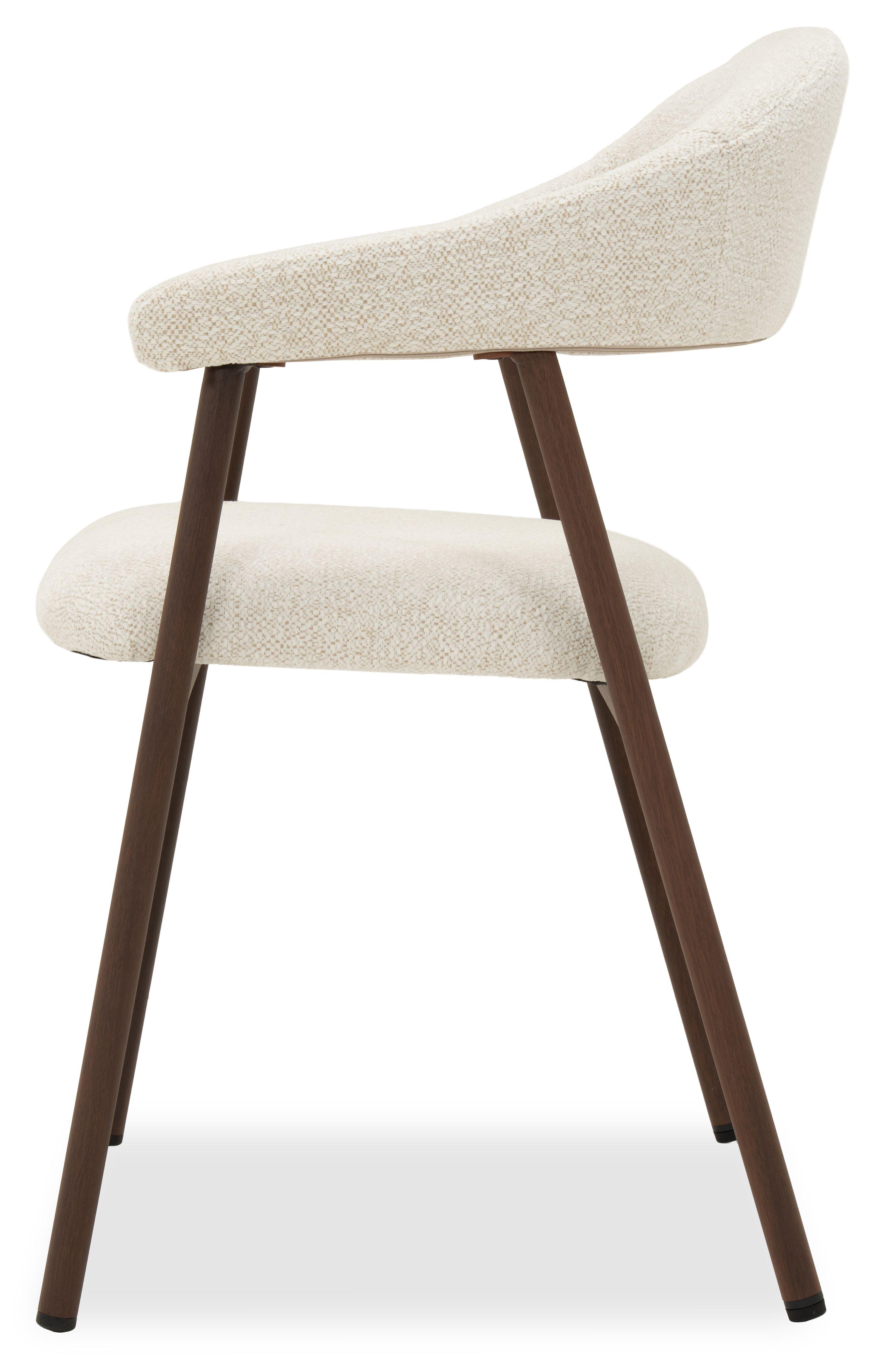 Eetkamerstoel Raven 22 Natural - Walnut Brynjar B54 x D54 x H80 cm