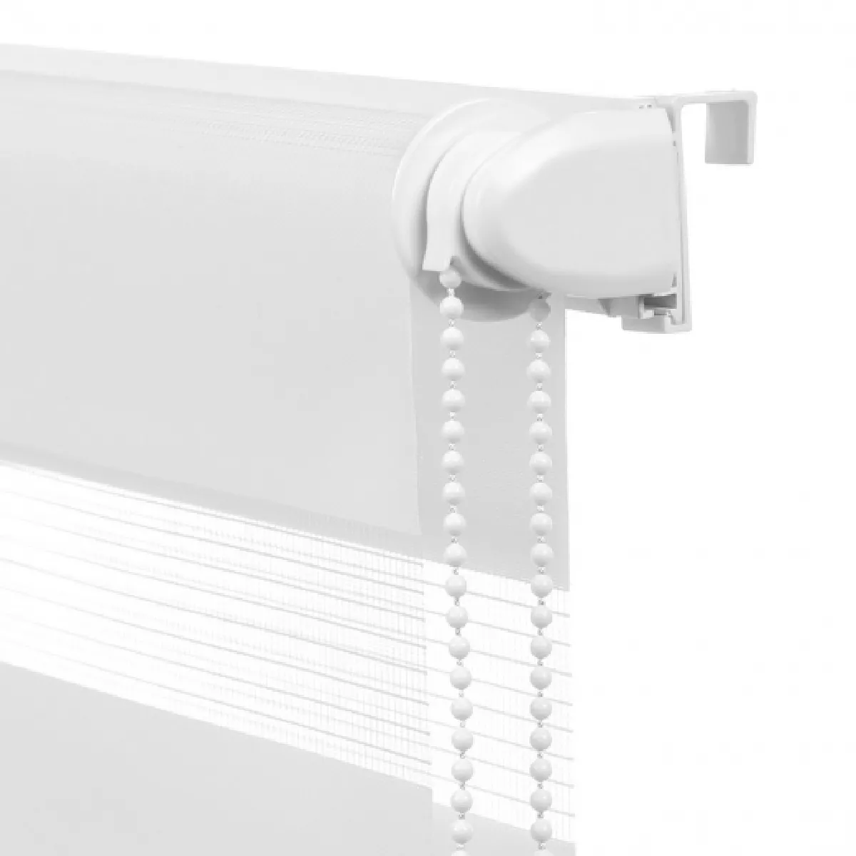 Idmarket Market Store zébré jour nuit 60 x 230 cm Blanc