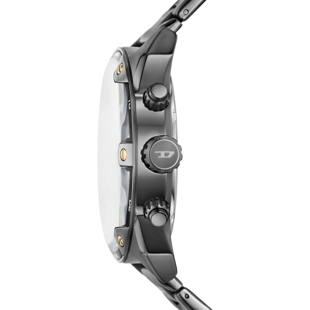 Diesel Spiked Chronograph Gunmetal