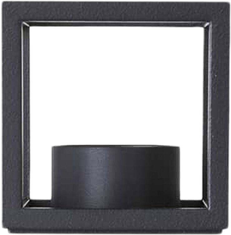 Audo Copenhagen Kubus T, Candle Holder, Black Black