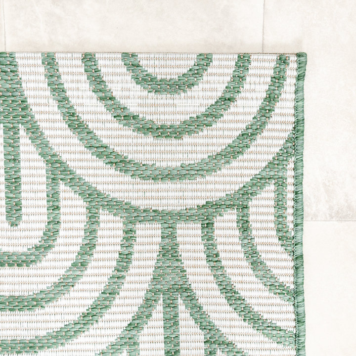 Buitenkleed - Summer Arch Groen | Weerbestendig