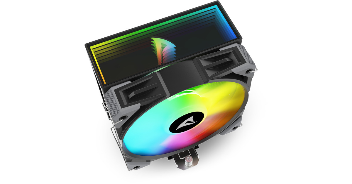 SharkoonA40 RGB CPU-koeler  (Zwart, 4-pins PWM fan-connector)
