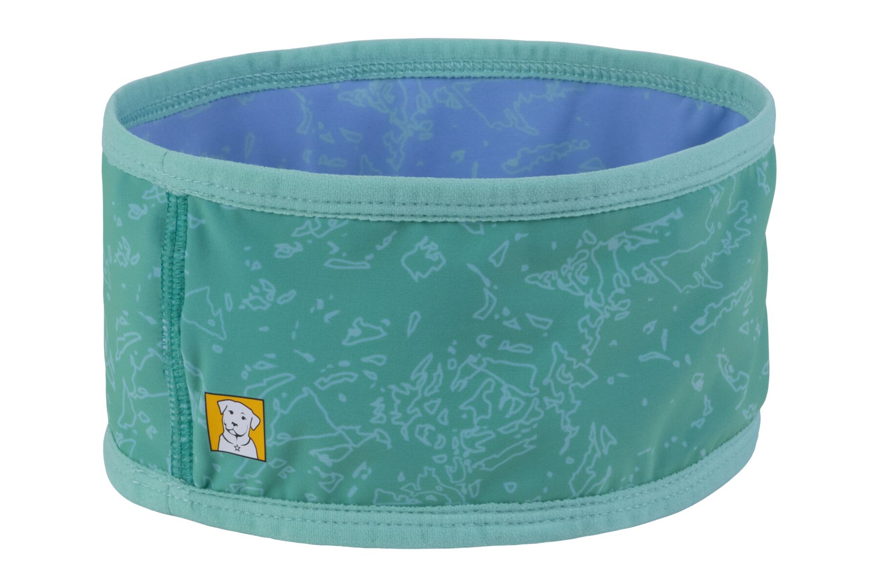 Guêtre de cou de refroidissement swamp cooler™ rêversible avec une couverture upf 50+. Couleur: pourpre/sarcelle, taille: s