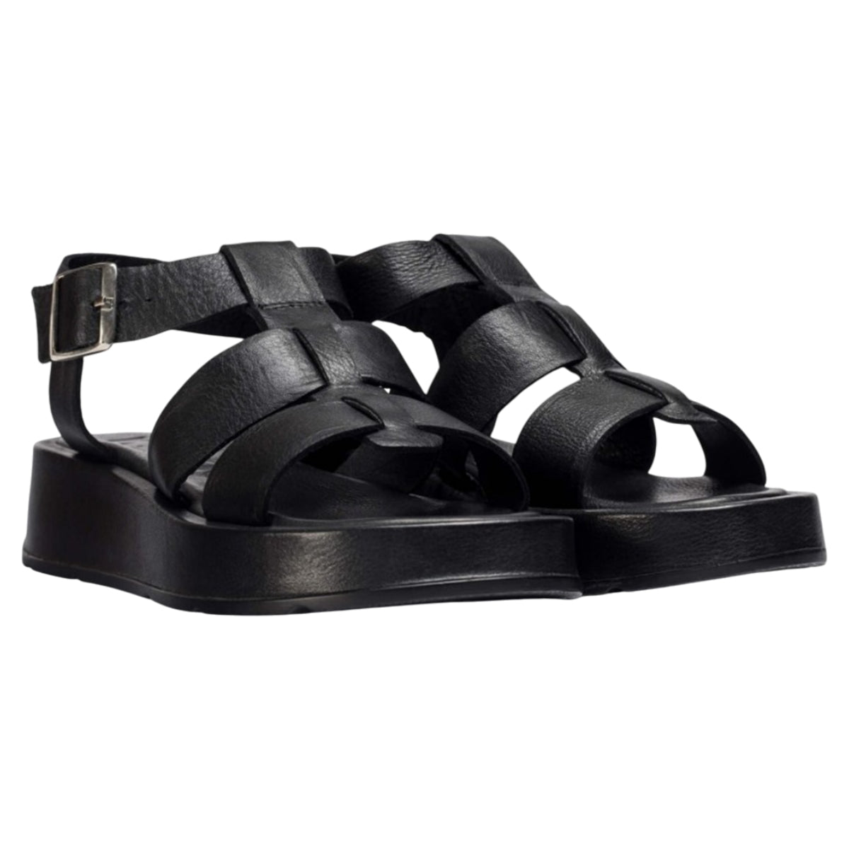 Zahara Flade sandaler, kvinder, sort