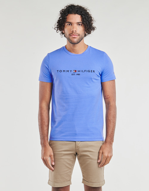 Tommy Hilfiger - TOMMY LOGO TEE - Bleu