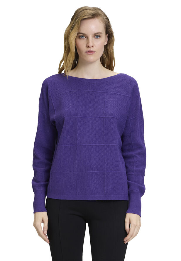 Betty Barclay Strickpullover Ku Blue violet