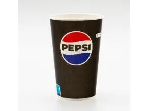 Papbæger 40 cl Pepsi Max Ø90x135 mm Kolddriksbæge - (20 poser x 50 stk./karton)