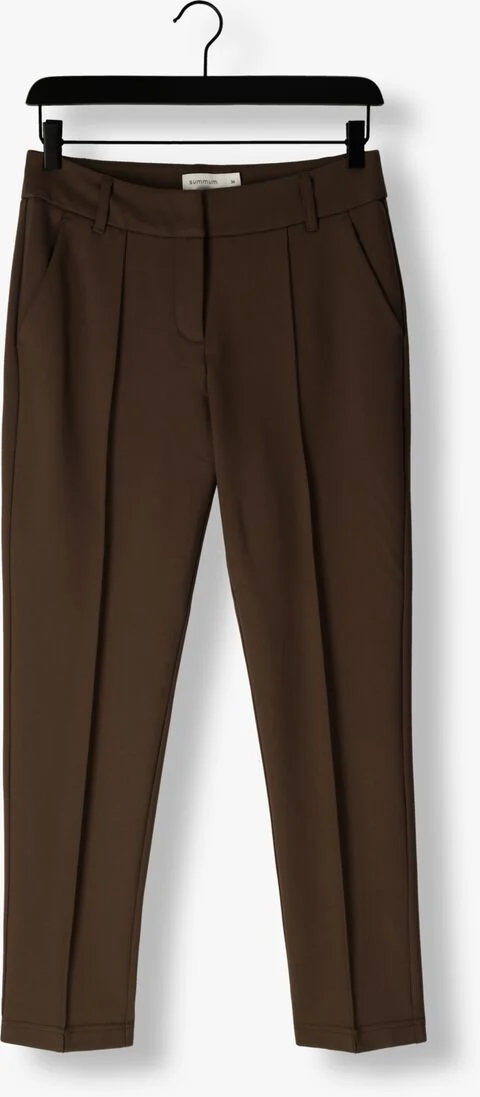 SUMMUM groene summum flared broek trousers punto milano