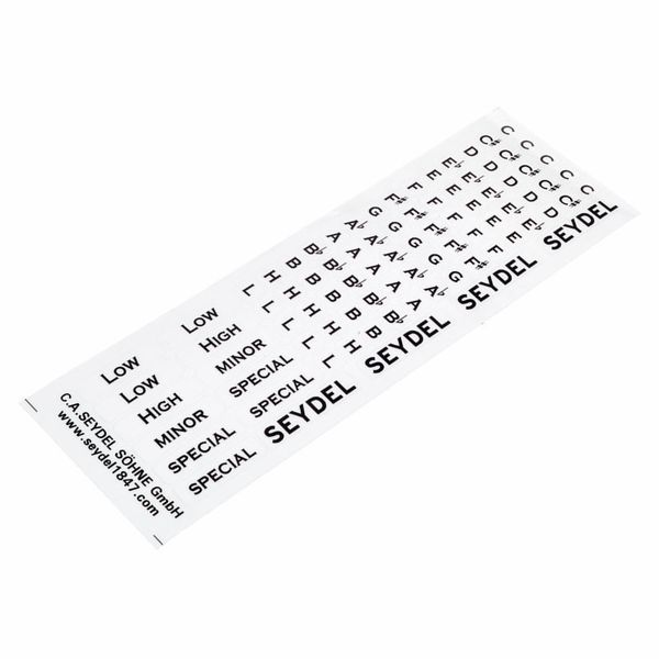 C.A. Seydel Söhne Key-Label-Set Blues black