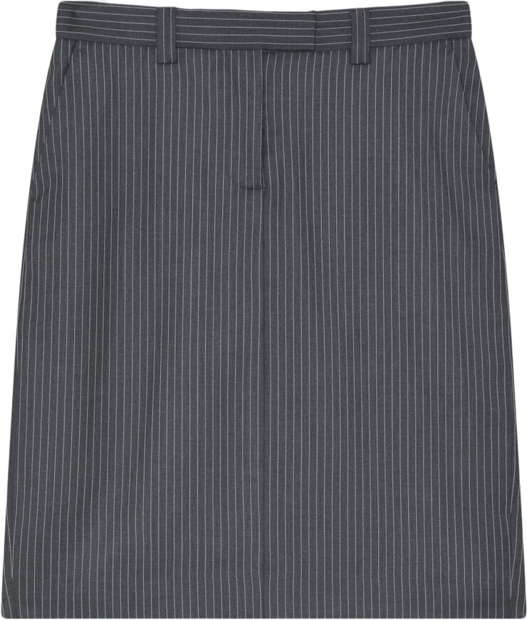 2NDDAY 2ND Lima - Pinstripes Dark grey melange
