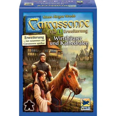 Asmodee Hans im Glück Carcassonne Wirtshäuser und Kathedralen Erweiterung