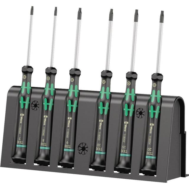 Wera 2067/6 TORX® BO Skruetrækker-sæt Elektronik og finmekanik 6 dele TORX BO