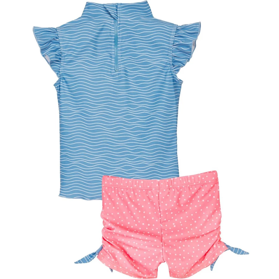 Playshoes UV-Schutz Bade-Set Krebs blau-pink