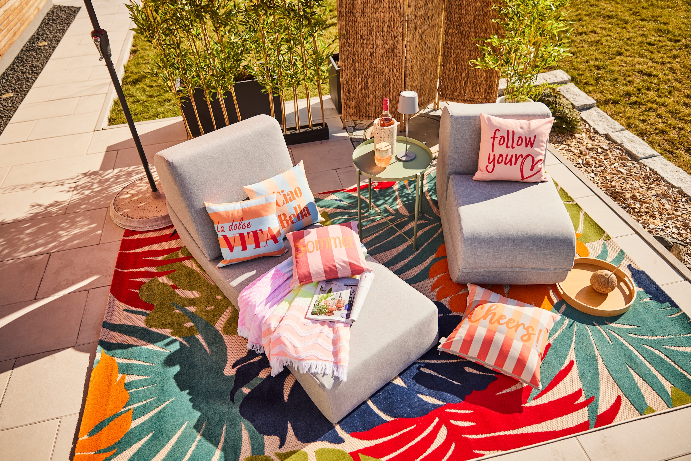 DOMO collection Loungesessel »VENDY Outdoor« 1 Stk. tlg. Zum Schlaf-und Relaxsessel wandelbar