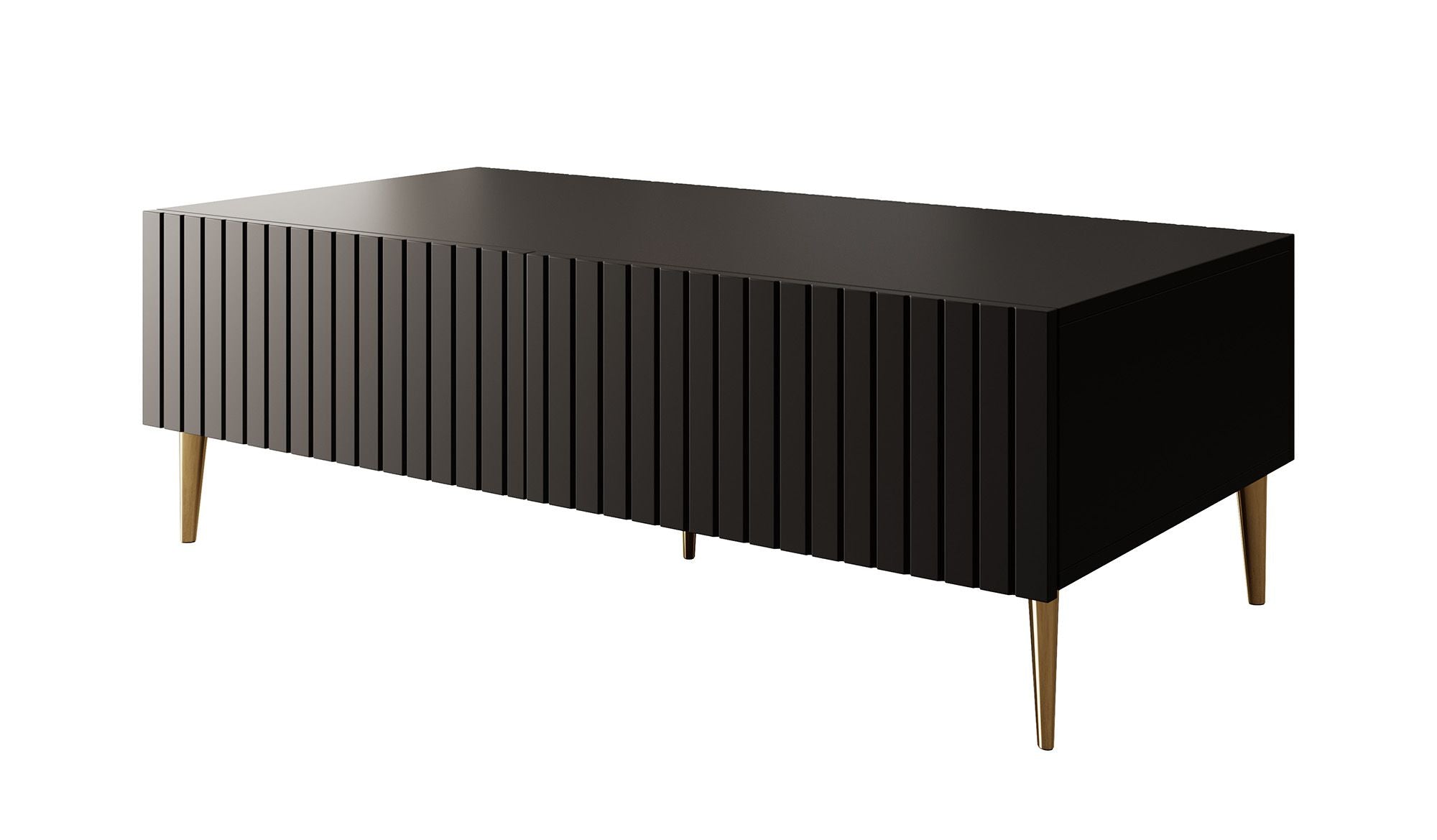 Meubella - Salontafel King - Mat Zwart - 120 cm