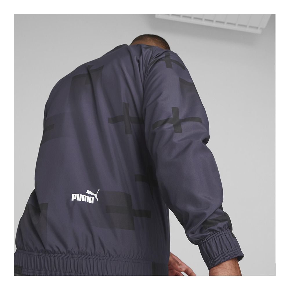 Puma OM PREM - Veste Homme strong gray/puma white